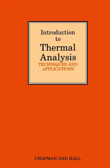 Cover of Introduction to Thermal Analysis