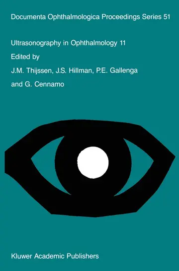 Cover of Ultrasonography in Ophthalmology 11