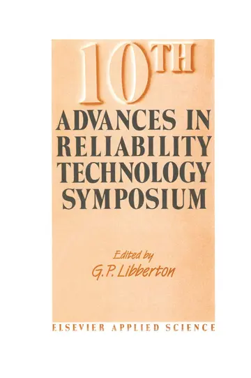 Cover of 10th Advances in Reliability Technology Symposium