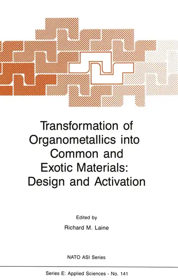 Cover of Transformation of Organometallics into Common and Exotic Materials