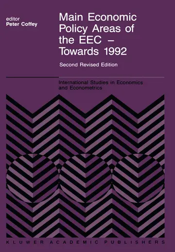 Cover of Main Economic Policy Areas of the EEC ― Towards 1992