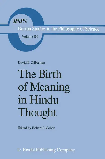 Cover of The Birth of Meaning in Hindu Thought