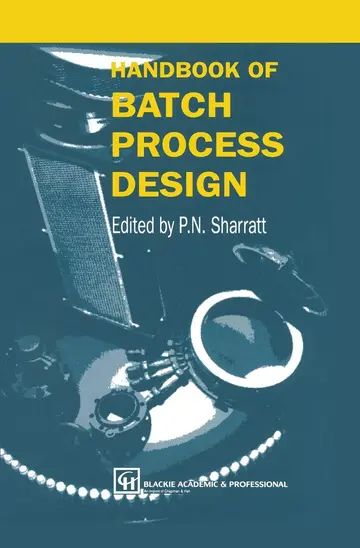Cover of Handbook of Batch Process Design