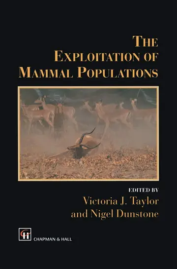 Cover of The Exploitation of Mammal Populations