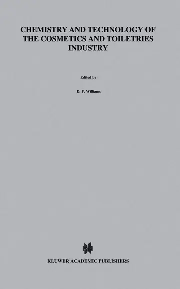 Cover of Chemistry and Technology of the Cosmetics and Toiletries Industry