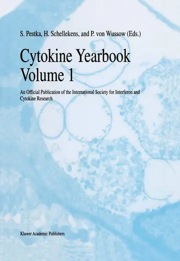 Cover of Cytokine Yearbook Volume 1