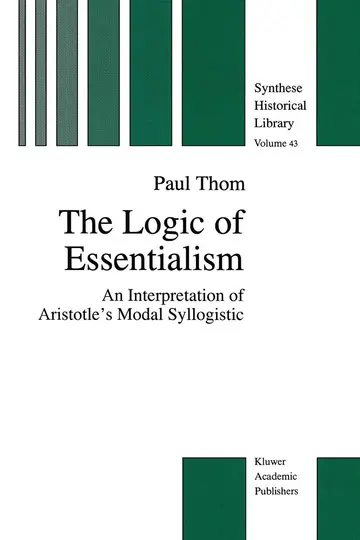 Cover of The Logic of Essentialism