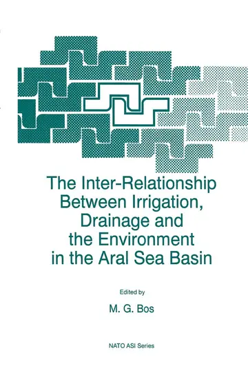 Cover of The Inter-Relationship Between Irrigation, Drainage and the Environment in the Aral Sea Basin