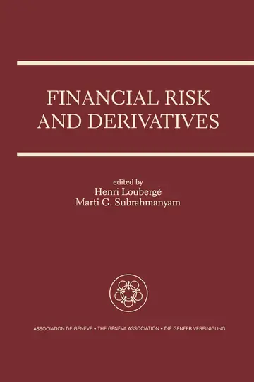 Cover of Financial Risk and Derivatives