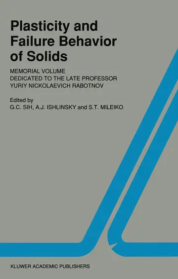 Cover of Plasticity and failure behavior of solids