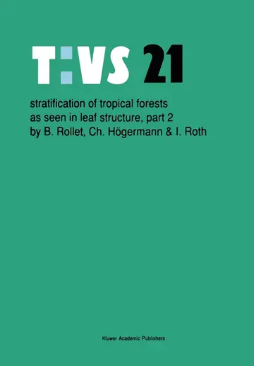 Cover of Stratification of tropical forests as seen in leaf structure