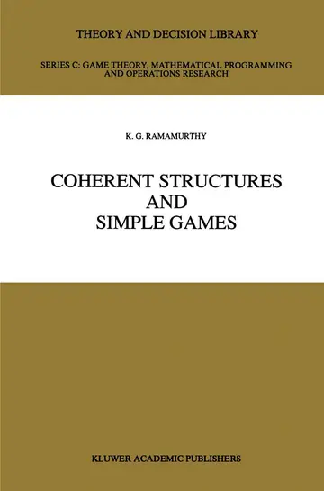Cover of Coherent Structures and Simple Games