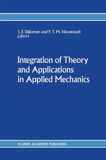 Cover of Integration of Theory and Applications in Applied Mechanics