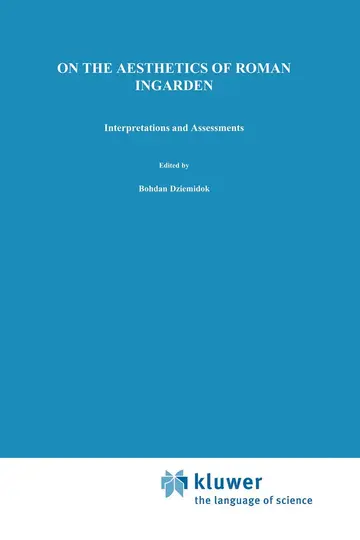 Cover of On the Aesthetics of Roman Ingarden