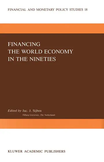 Cover of Financing the World Economy in the Nineties