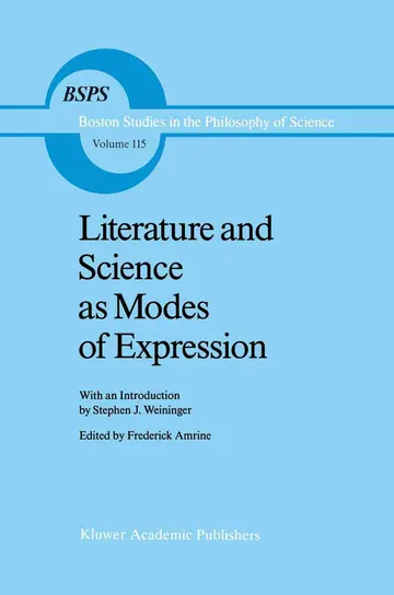 Cover of Literature and Science as Modes of Expression