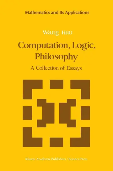 Cover of Computation, Logic, Philosophy