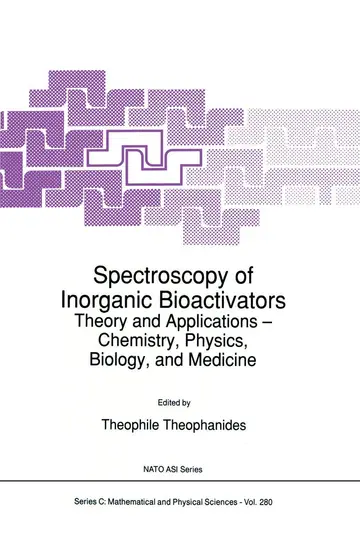 Cover of Spectroscopy of Inorganic Bioactivators