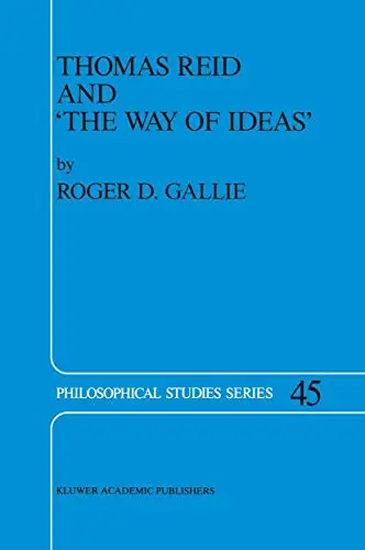 Cover of Thomas Reid and ‘The Way of Ideas’