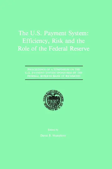 Cover of The U.s. Payment System