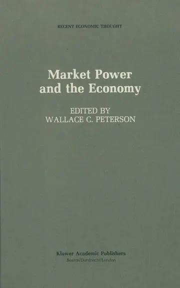 Cover of Market Power and the Economy