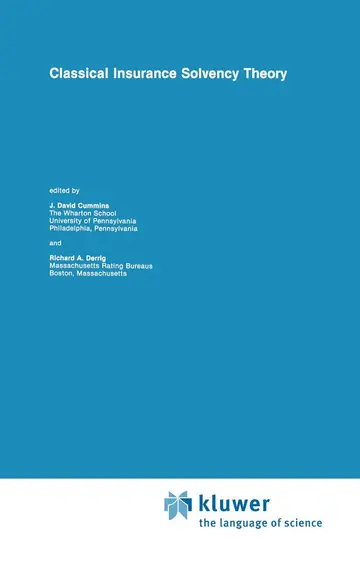 Cover of Classical Insurance Solvency Theory