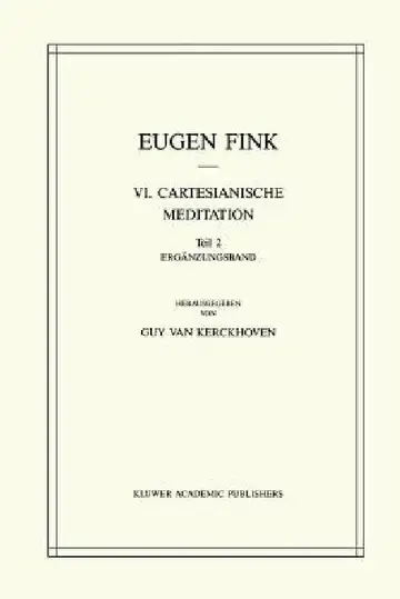 Cover of VI. Cartesianische Meditation
