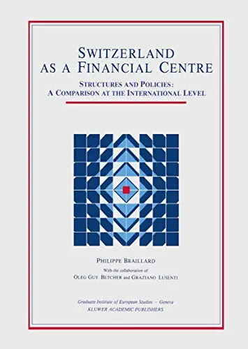Cover of Switzerland as a Financial Centre