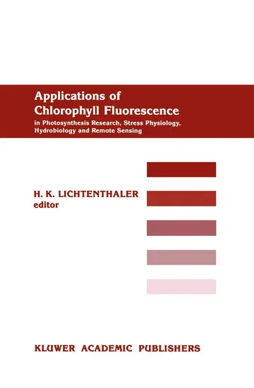Cover of Applications of Chlorophyll Fluorescene
