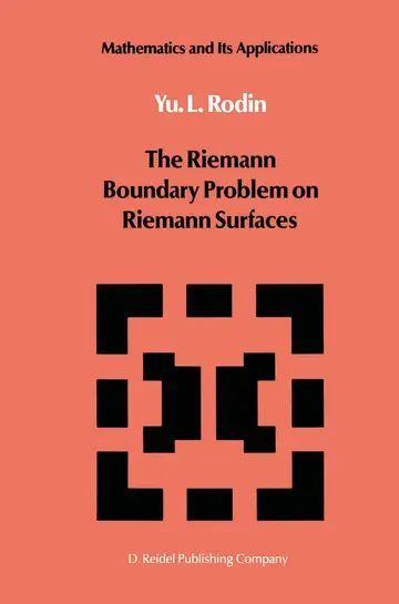 Cover of The Riemann Boundary Problem on Riemann Surfaces