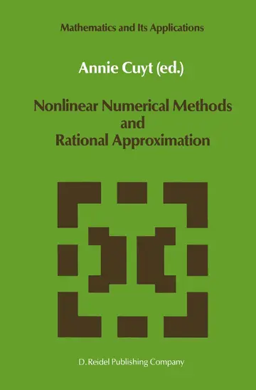 Cover of Nonlinear Numerical Methods and Rational Approximation