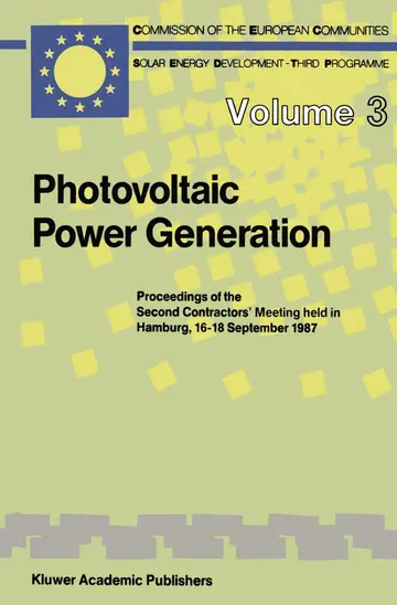 Cover of Photovoltaic Power Generation