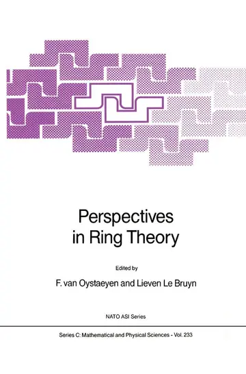 Cover of Perspectives in Ring Theory