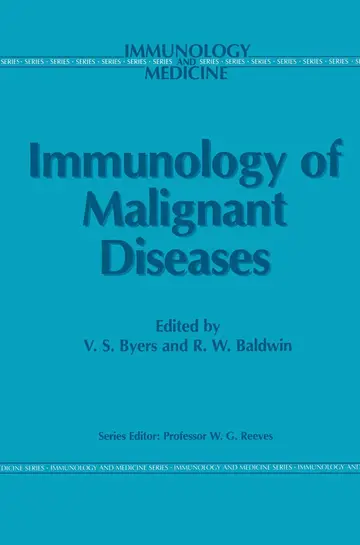 Cover of Immunology of Malignant Diseases