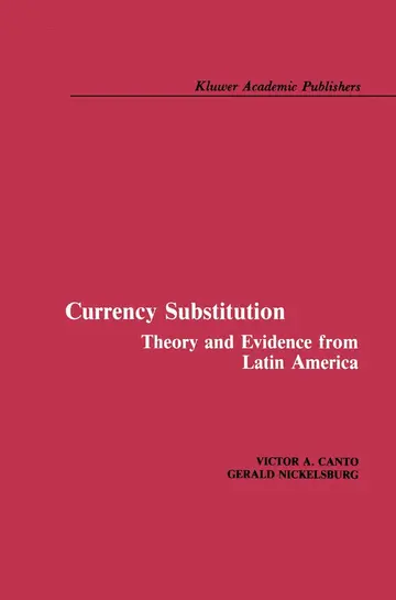Cover of Currency Substitution