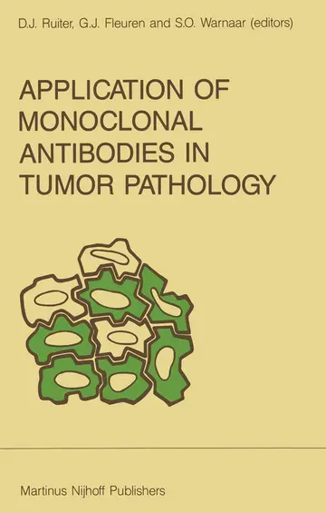Cover of Application of Monoclonal Antibodies in Tumor Pathology