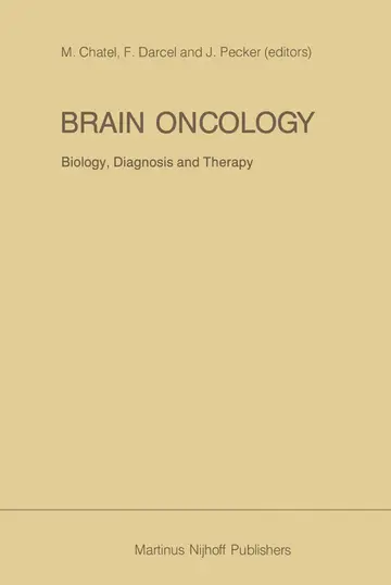 Cover of Brain Oncology Biology, diagnosis and therapy