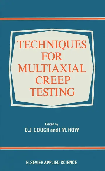 Cover of Techniques for Multiaxial Creep Testing