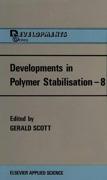 Cover of Developments in Polymer Stabilisation—8