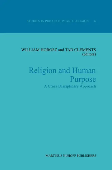 Cover of Religion and Human Purpose