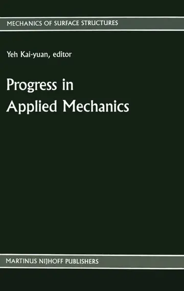 Cover of Progress in Applied Mechanics