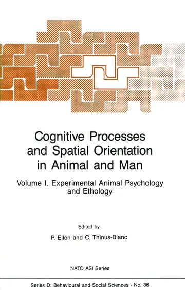 Cover of Cognitive Processes and Spatial Orientation in Animal and Man
