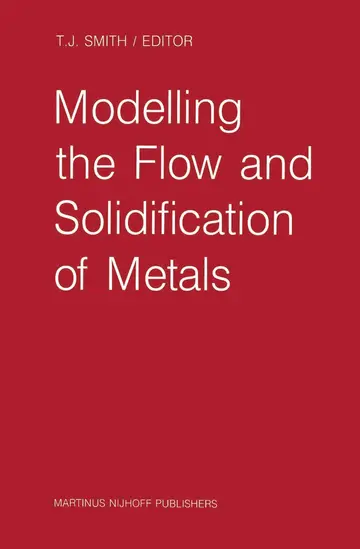 Cover of Modelling the Flow and Solidification of Metals