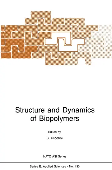 Cover of Structure and Dynamics of Biopolymers