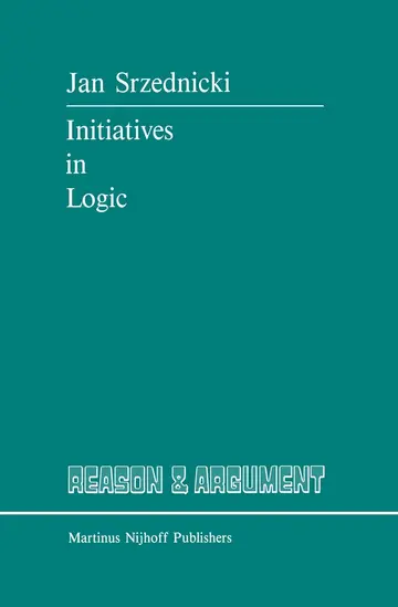 Cover of Initiatives in Logic