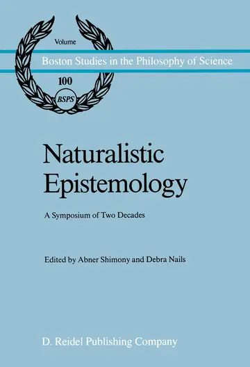 Cover of Naturalistic Epistemology