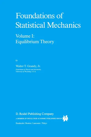 Cover of Foundations of Statistical Mechanics