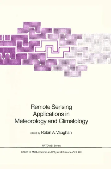 Cover of Remote Sensing Applications in Meteorology and Climatology