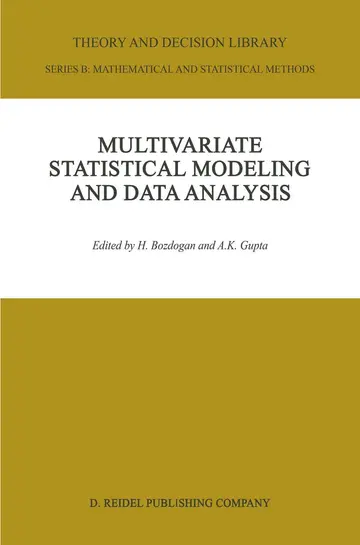 Cover of Multivariate Statistical Modeling and Data Analysis