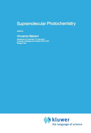 Cover of Supramolecular Photochemistry
